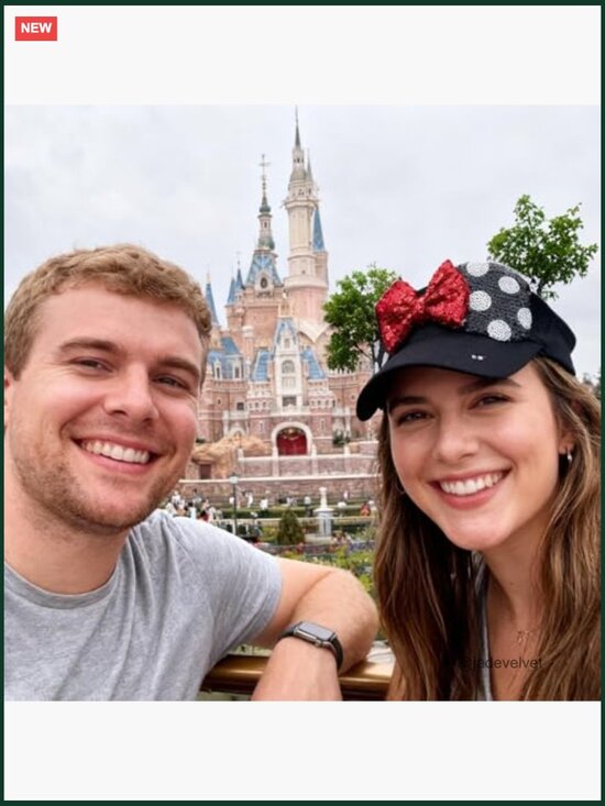 Sequined Mouse Ears Visor Hat, Adjustable Sun Visor for Theme Parks